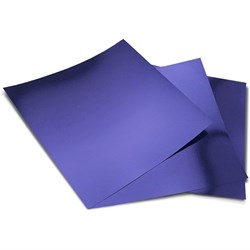 Metallic Foil Board Gloss  630mmx510mm  Blue